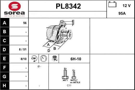 SNRA PL8342 - Alternateur cwaw.fr