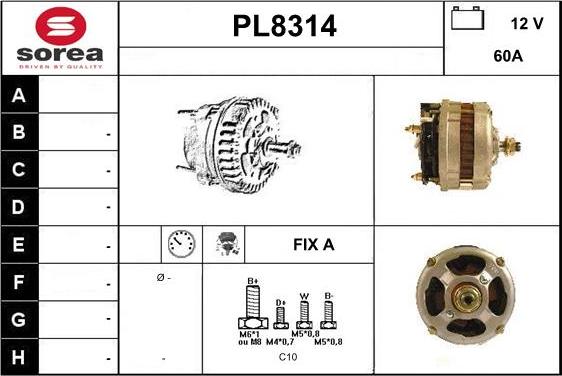 SNRA PL8314 - Alternateur cwaw.fr