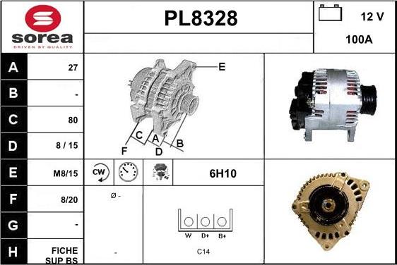 SNRA PL8328 - Alternateur cwaw.fr