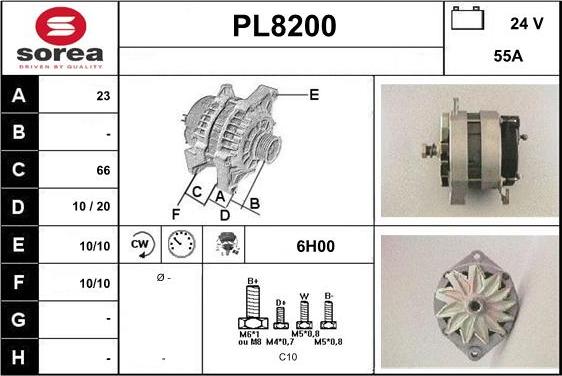 SNRA PL8200 - Alternateur cwaw.fr