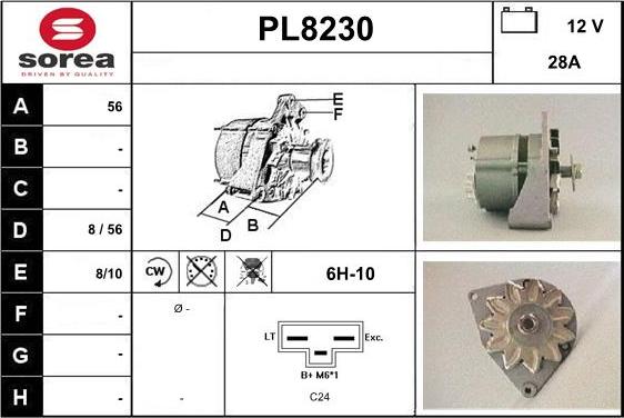 SNRA PL8230 - Alternateur cwaw.fr