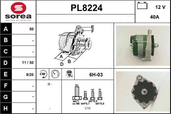 SNRA PL8224 - Alternateur cwaw.fr