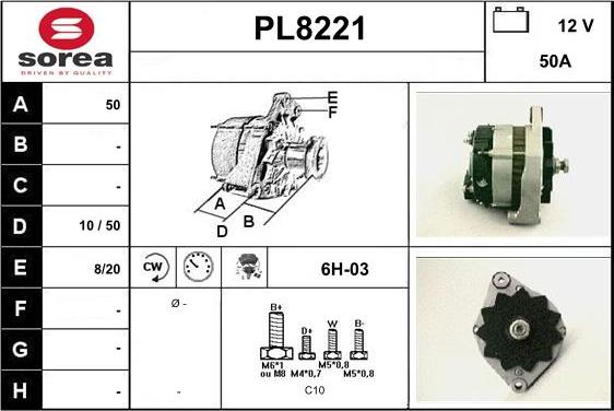 SNRA PL8221 - Alternateur cwaw.fr