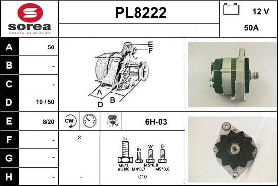 SNRA PL8222 - Alternateur cwaw.fr