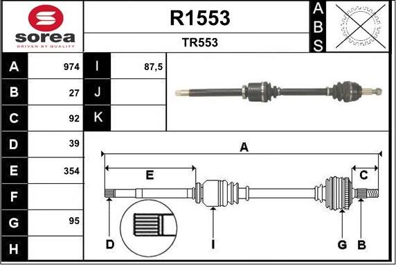 SNRA R1553 - Arbre de transmission cwaw.fr