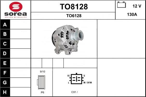 SNRA TO8128 - Alternateur cwaw.fr