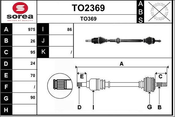 SNRA TO2369 - Arbre de transmission cwaw.fr