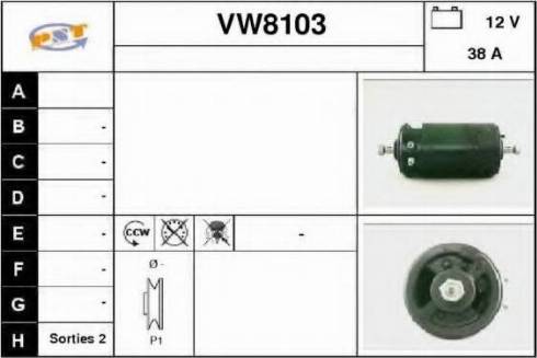 SNRA VW8103 - Alternateur cwaw.fr