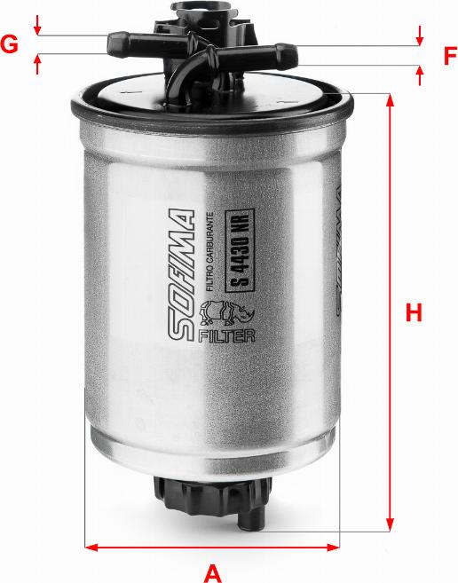 Sofima S 4430 NR - Filtre à carburant cwaw.fr