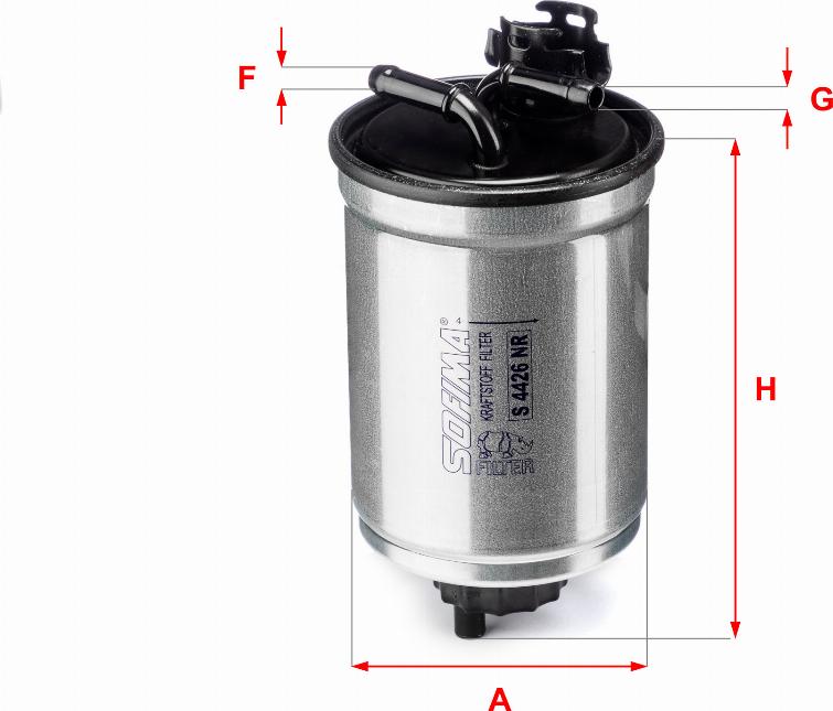 Sofima S 4426 NR - Filtre à carburant cwaw.fr