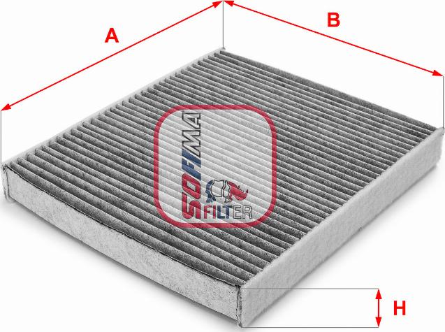 Sofima S 4199 CA - Filtre, air de l'habitacle cwaw.fr