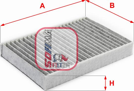 Sofima S 4196 CA - Filtre, air de l'habitacle cwaw.fr