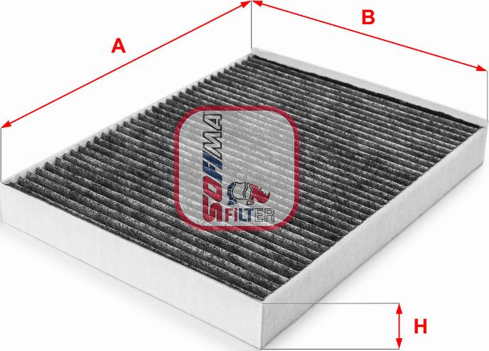 Sofima S 4148 CA - Filtre, air de l'habitacle cwaw.fr