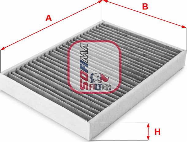 Sofima S 4159 CA - Filtre, air de l'habitacle cwaw.fr