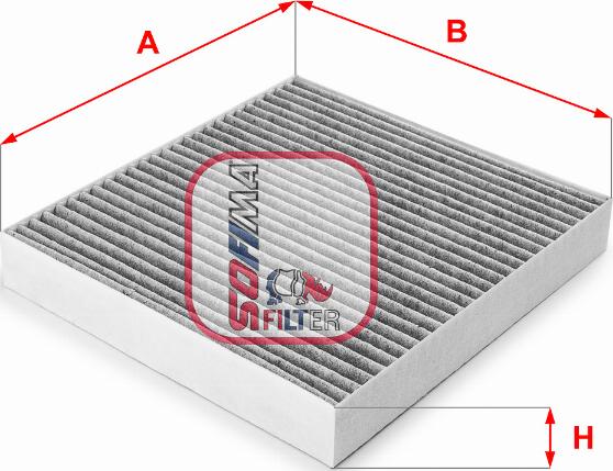 Sofima S 4150 CA - Filtre, air de l'habitacle cwaw.fr