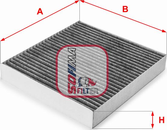 Sofima S 4167 CA - Filtre, air de l'habitacle cwaw.fr