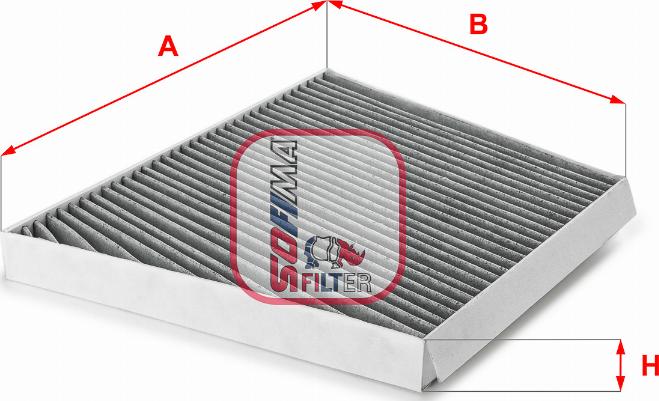 Sofima S 4133 CA - Filtre, air de l'habitacle cwaw.fr