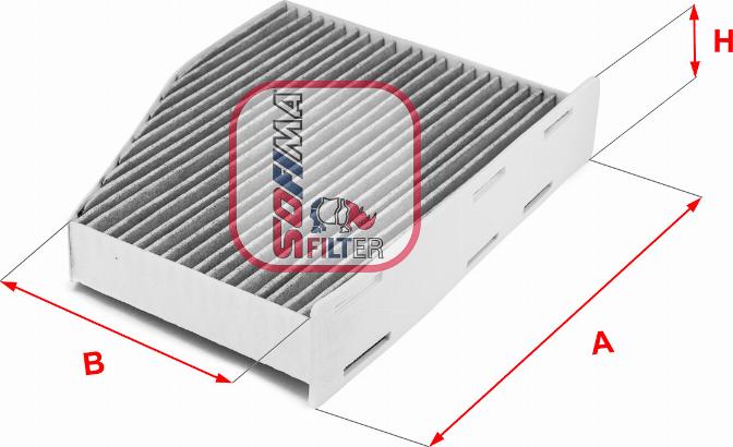 Sofima S 4124 CA - Filtre, air de l'habitacle cwaw.fr