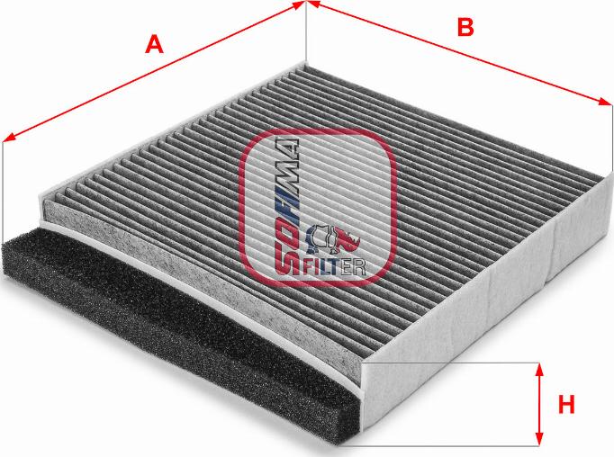 Sofima S 4126 CA - Filtre, air de l'habitacle cwaw.fr