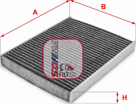 Sofima S 4170 CA - Filtre, air de l'habitacle cwaw.fr