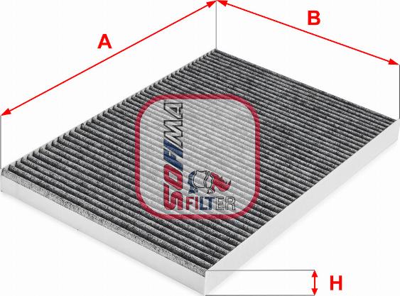 Sofima S 4295 CA - Filtre, air de l'habitacle cwaw.fr