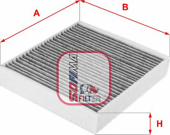 Sofima S 4244 CA - Filtre, air de l'habitacle cwaw.fr