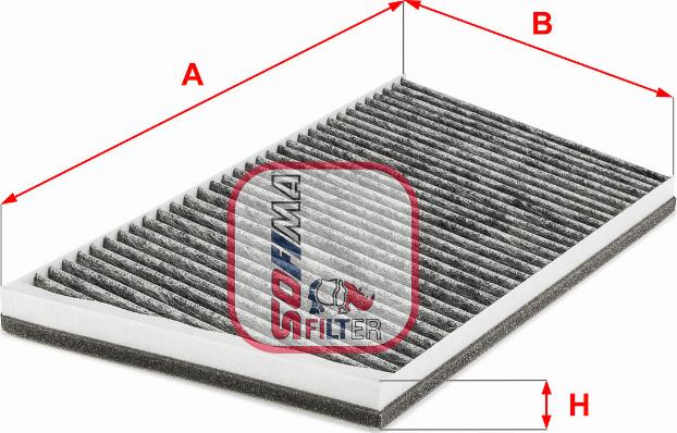 Sofima S 4246 CA - Filtre, air de l'habitacle cwaw.fr
