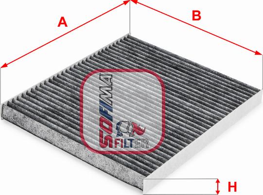Sofima S 4256 CA - Filtre, air de l'habitacle cwaw.fr