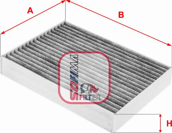 Sofima S 4257 CA - Filtre, air de l'habitacle cwaw.fr