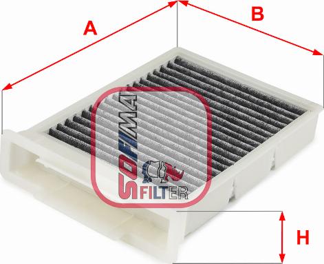 Sofima S 4265 CA - Filtre, air de l'habitacle cwaw.fr