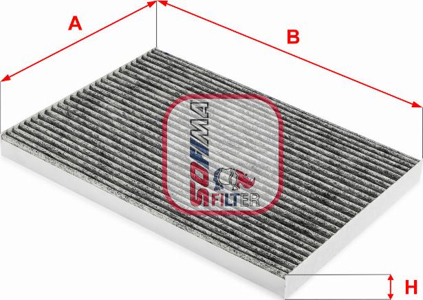Sofima S 4268 CA - Filtre, air de l'habitacle cwaw.fr