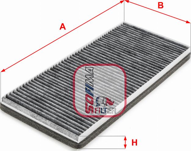 Sofima S 4281 CA - Filtre, air de l'habitacle cwaw.fr