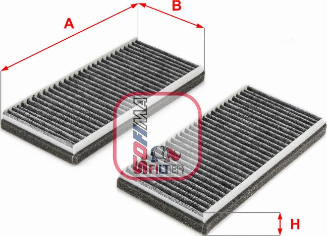Sofima S 4283 CA - Filtre, air de l'habitacle cwaw.fr