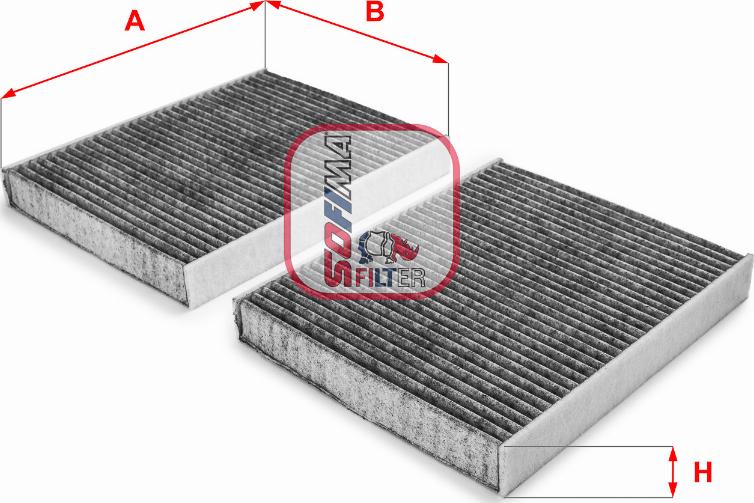 Sofima S 4231 CA - Filtre, air de l'habitacle cwaw.fr