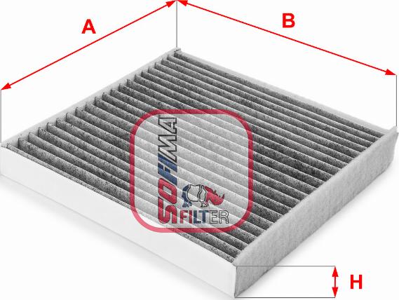 Sofima S 4223 CA - Filtre, air de l'habitacle cwaw.fr