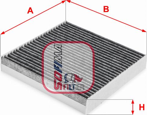 Sofima S 4274 CA - Filtre, air de l'habitacle cwaw.fr