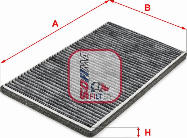 Sofima S 4278 CA - Filtre, air de l'habitacle cwaw.fr