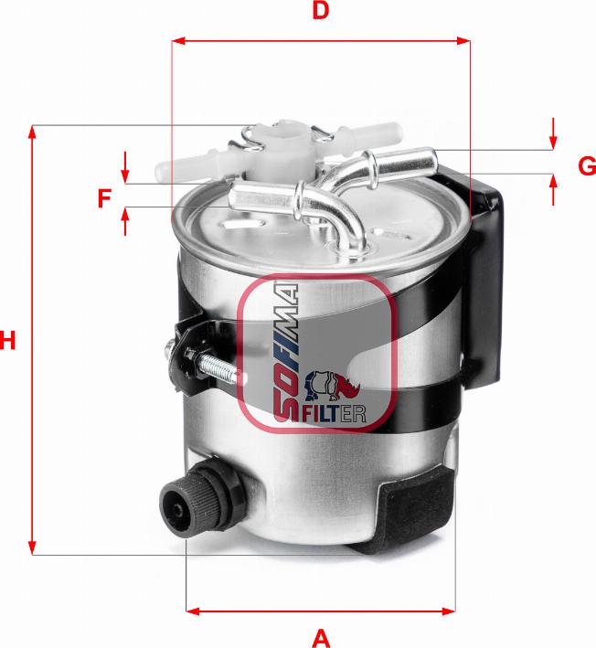 Sofima S 5418 GC - Filtre à carburant cwaw.fr