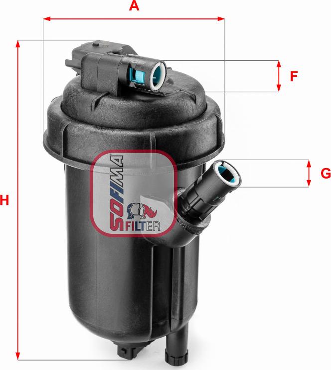 Sofima S 5125 GC - Filtre à carburant cwaw.fr