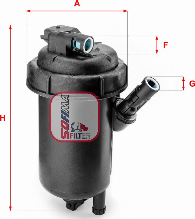 Sofima S 5120 GC - Filtre à carburant cwaw.fr