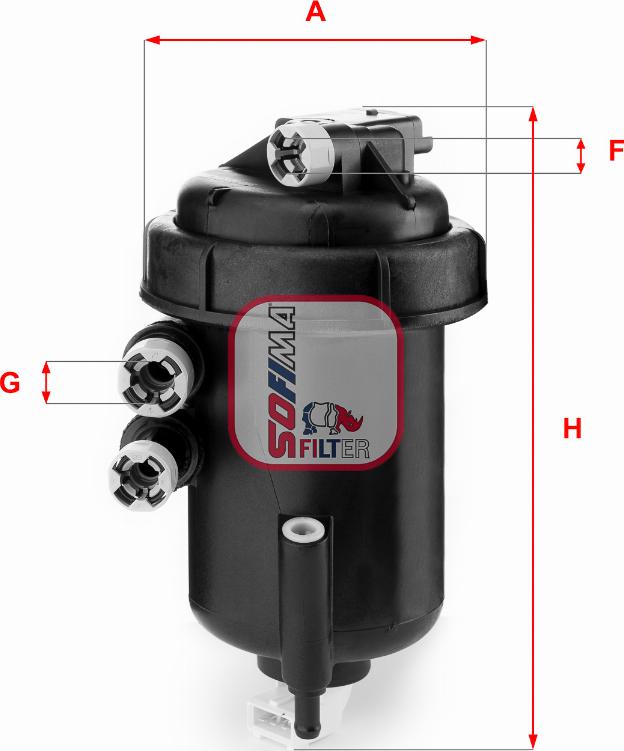 Sofima S 5127 GC - Filtre à carburant cwaw.fr