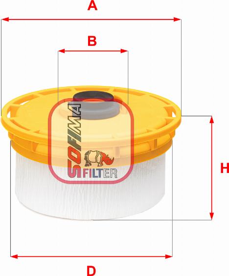 Sofima S 6138 NE - Filtre à carburant cwaw.fr