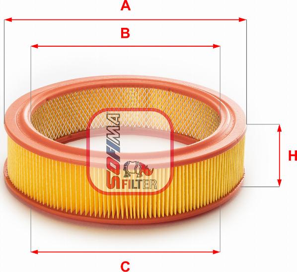 Sofima S 0660 A - Filtre à air cwaw.fr