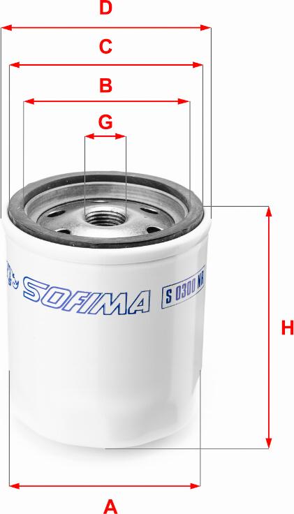 Sofima S 0300 NR - Filtre à carburant cwaw.fr