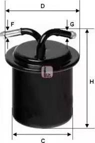 Sofima S 1593 B - Filtre à carburant cwaw.fr