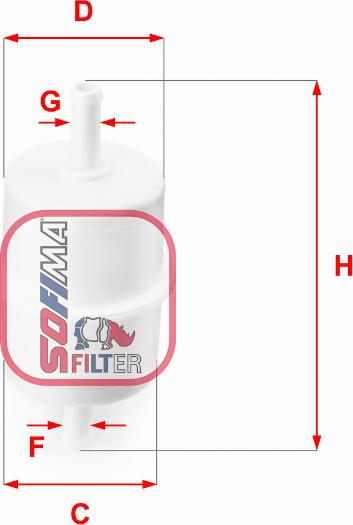 Sofima S 1010 B - Filtre à carburant cwaw.fr