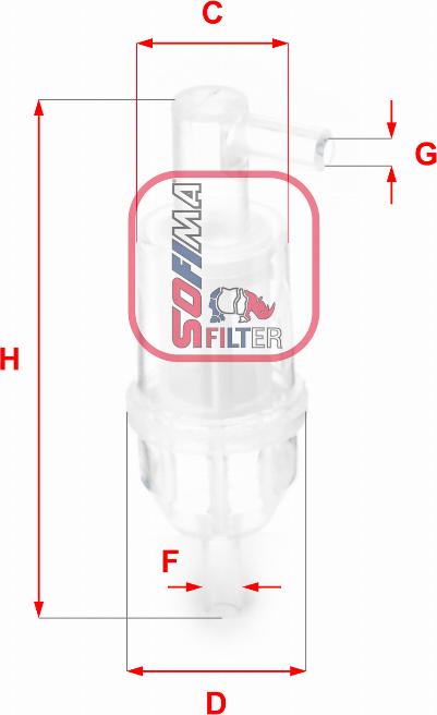 Sofima S 1013 B - Filtre à carburant cwaw.fr