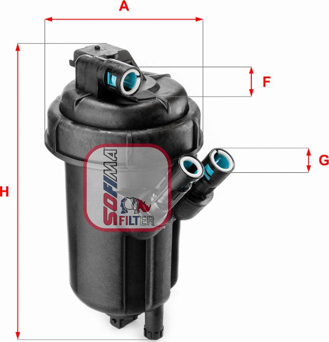 Sofima S 1141 GC - Filtre à carburant cwaw.fr