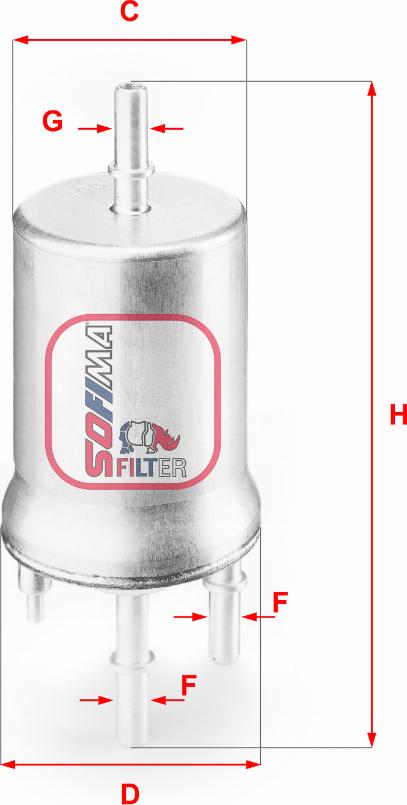 Sofima S 1832 B - Filtre à carburant cwaw.fr