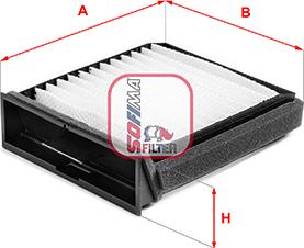 Sofima S 3404 C - Filtre, air de l'habitacle cwaw.fr